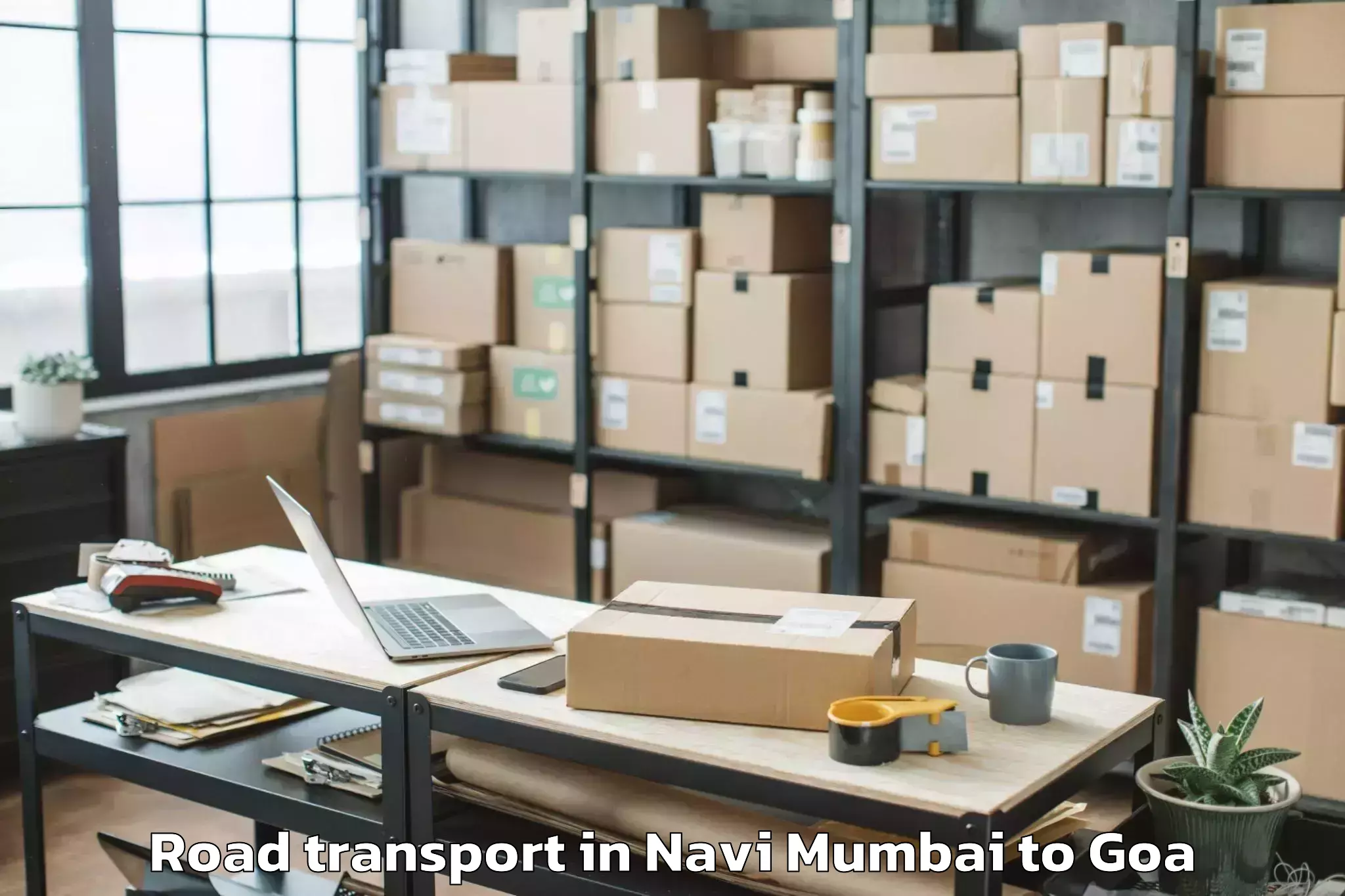 Book Navi Mumbai to Colovale Road Transport